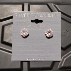 Sterling Silver Cubic Zirconia Earrings